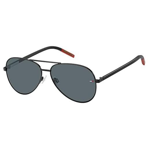 Tommy hilfiger tj 0008/s, sunglasses, unisex - adulto, 60, nero (mtt schwarz)