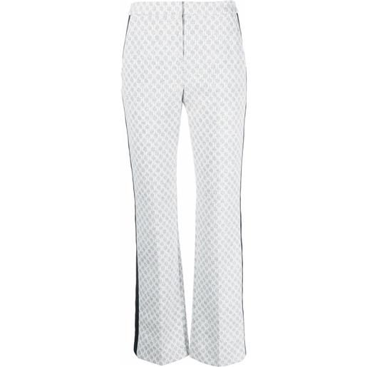 Karl Lagerfeld pantaloni con stampa - grigio