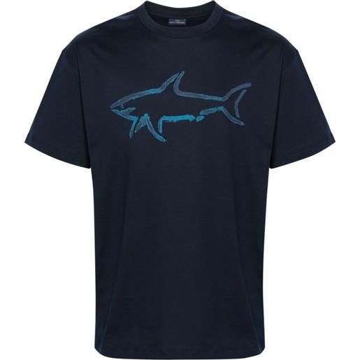 Paul & Shark t-shirt con stampa - blu