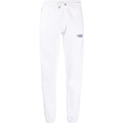 Missoni pantaloni sportivi con dettaglio a righe - bianco