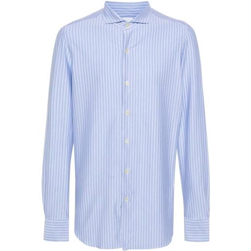 Finamore 1925 Napoli camicia a righe - blu