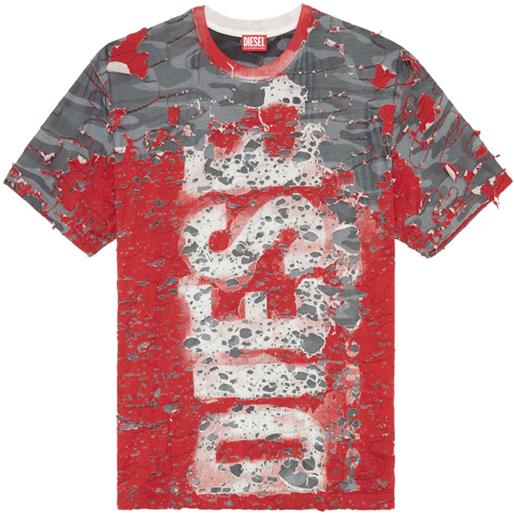 Diesel t-shirt - rosso