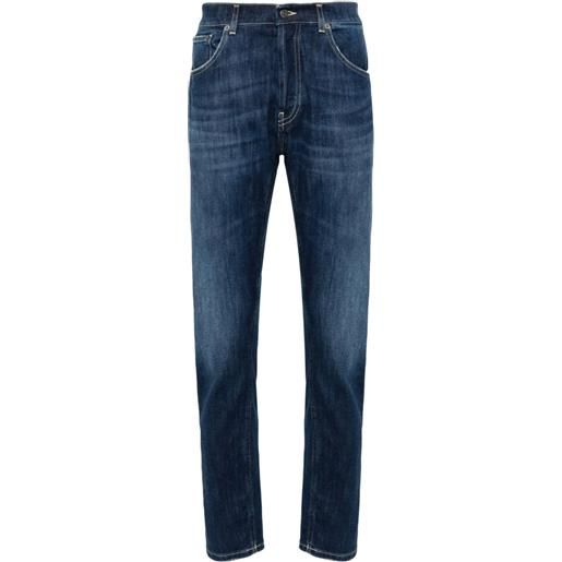 DONDUP jeans slim dian a vita bassa - blu