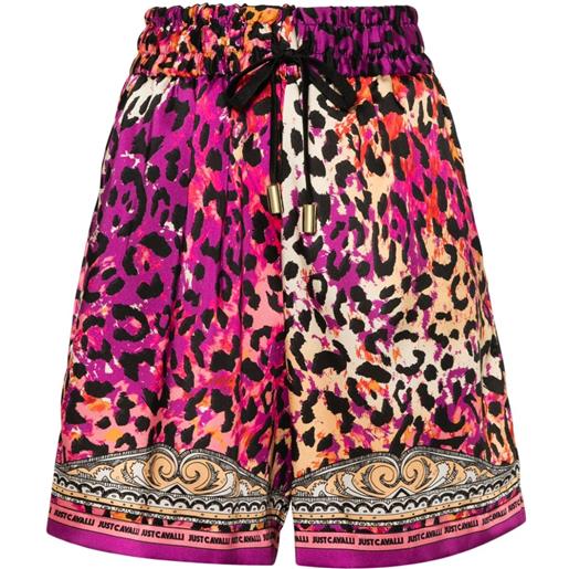 Just Cavalli shorts leopardati - rosa