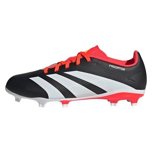 adidas predator. 3, scarpe da ginnastica, core black/ftwr white/solar red