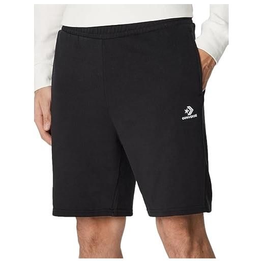 Converse shorts uomo nero shorts sportivo con ricamo logo m