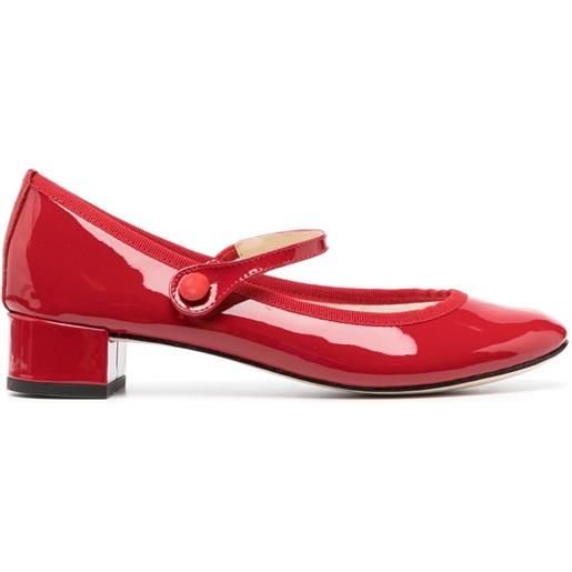Repetto mary janes 35mm in pelle lio - rosso