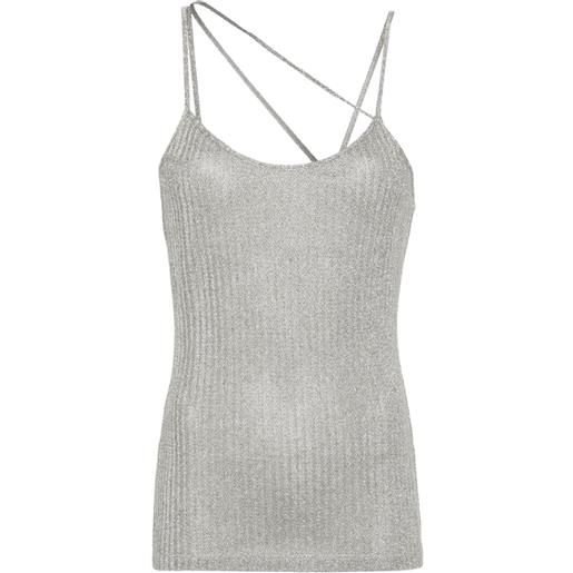 Missoni top con dettagli metallizzati - grigio