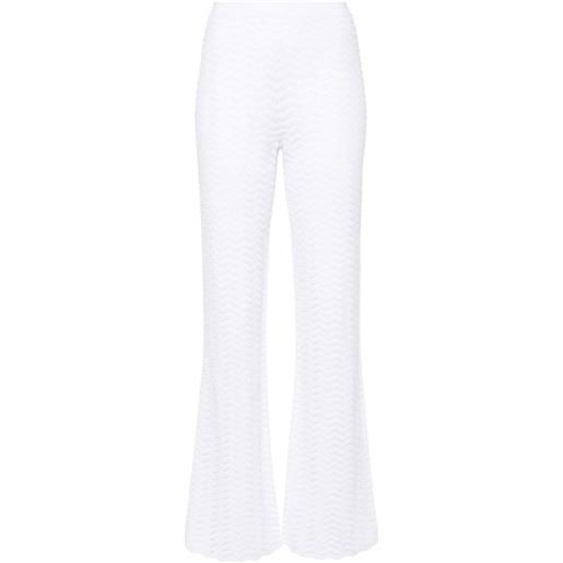Missoni pantaloni svasati - bianco