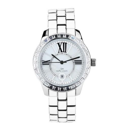 Carlo Monti cmz01-181 - orologio da polso donna, acciaio inox, colore: bianco