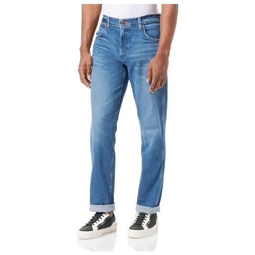 Wrangler greensboro jeans, blu (neptun), 34w / 30l uomo