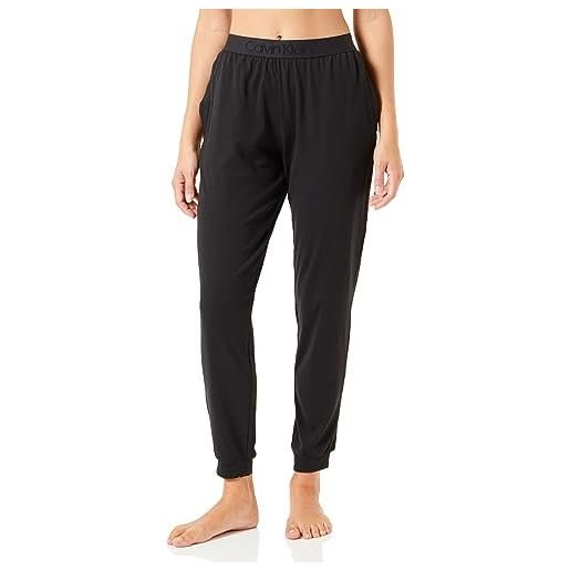 Calvin Klein pantaloni da jogging donna pantaloni lounge, multicolore (black), s