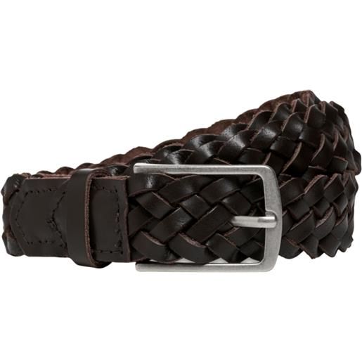 JACK JONES cole braided leather belt cintura