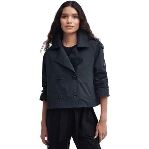 BARBOUR hadfield cropped trench coat giacca donna
