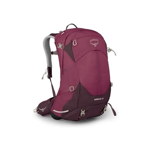 Osprey sirrus 34 women's hiking backpack elderberry purple/chiru tan o/s
