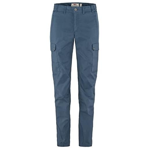 Fjallraven 84775-534 stina trousers w pantaloni sportivi donna indigo blue taglia 36/l