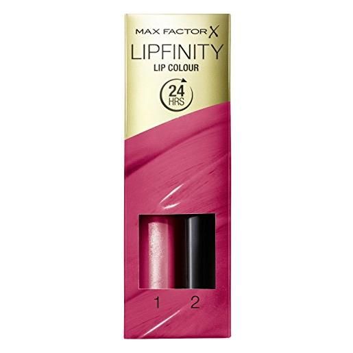 Max Factor 3 x Max Factor lipfinity lipstick two step new in box - 024 stay cheerful