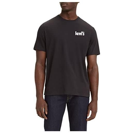 Levi's ss relaxed fit tee, t-shirt uomo, ssnl arched headline naval academy, m