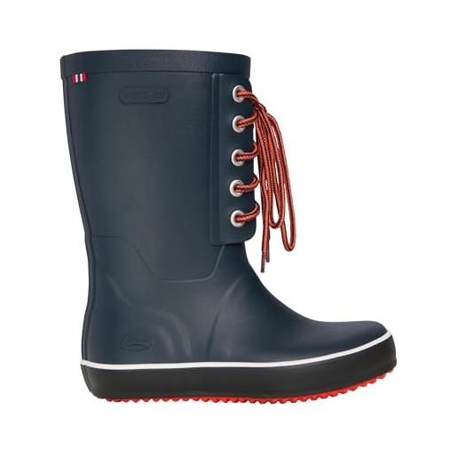 Viking stile retr, rain boot, marina rossa, 40 eu