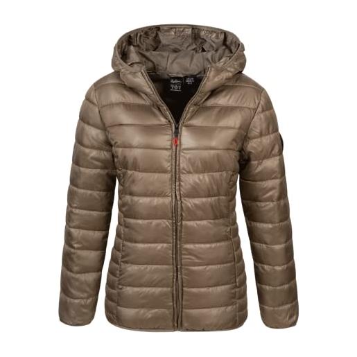 Geographical Norway giacca trapuntata da donna con cappuccio annecy outdoor, storm donna, m