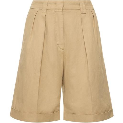 ASPESI shorts in gabardina di cotone