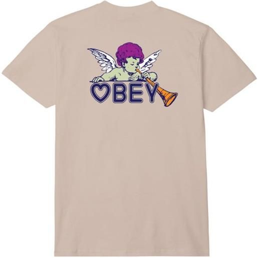 OBEY t-shirt baby angel uomo sand