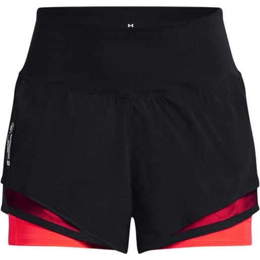 UNDER ARMOUR pantaloncini run everywhere donna black/beta