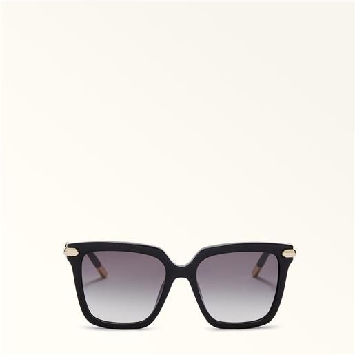 Furla sunglasses occhiali da sole nero nero acetato + metallo + nylon donna