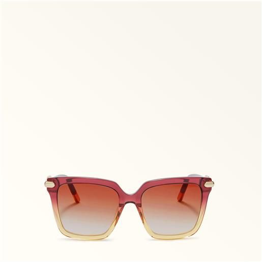 Furla sunglasses occhiali da sole vitamina arancione acetato + metallo + nylon donna
