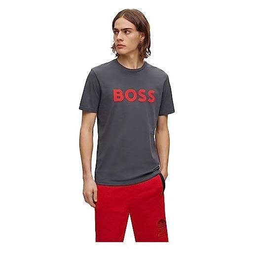 HUGO BOSS boss thinking 1 t-shirt, grigio scuro 22, m uomo
