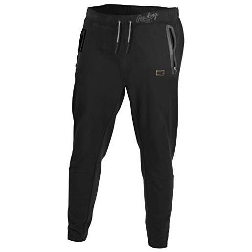 Rawlings - pantaloni da uomo, taglia xl, colore: nero
