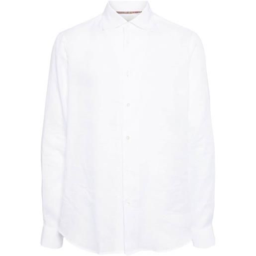 Paul Smith camicia con pettorina - bianco
