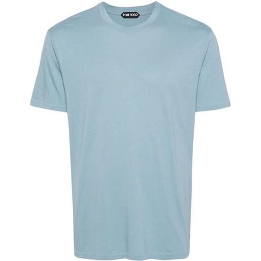 TOM FORD t-shirt con ricamo - blu