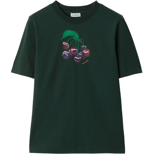 Burberry t-shirt cherry - verde