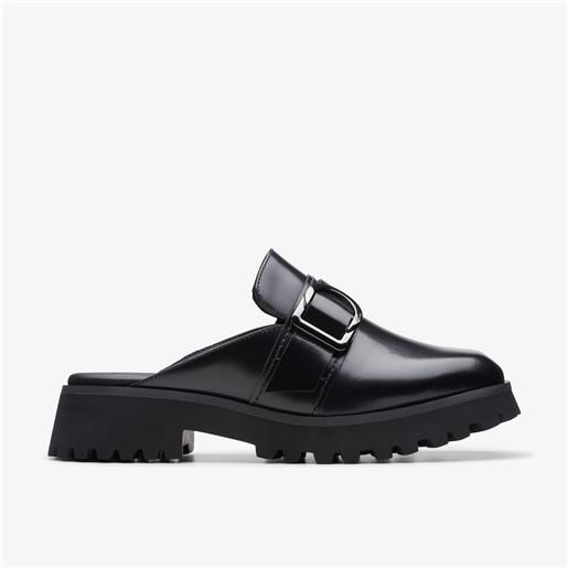 Clarks stayso free black leather