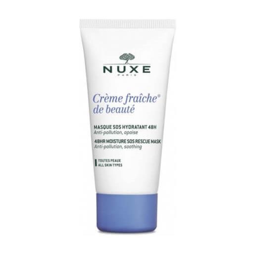 Nuxe maschera idratante per tutti i tipi di pelle creme fraiche de beauté (48 hr moisture sos rescue mask) 50 ml