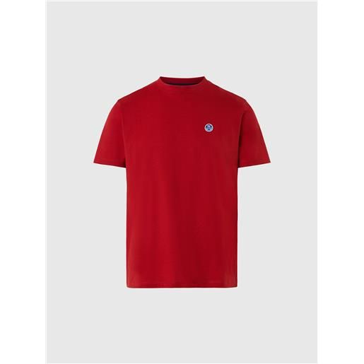 North Sails - t-shirt in cotone organico, red lava