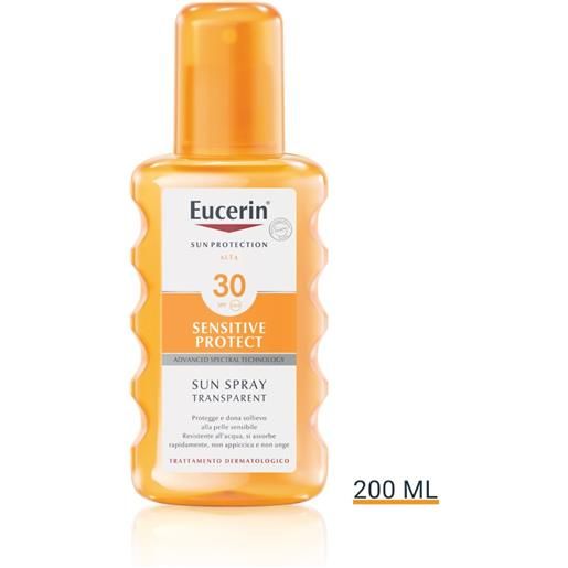 Eucerin sun spray solare trasparente fp 30 pelle normale o grassa 200 ml