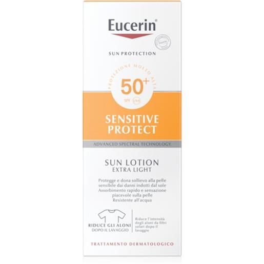 Eucerin sun crema solare fp 50+ extra leggera protezione corpo 150 ml