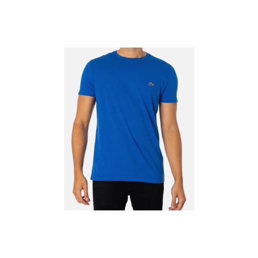 Lacoste t-shirt m/m blu royal uomo
