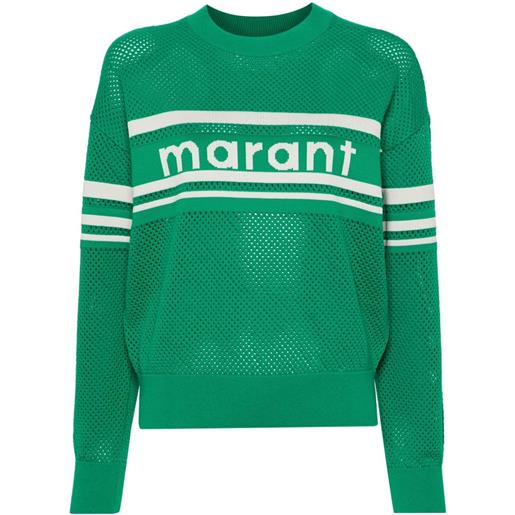 MARANT ÉTOILE maglione traforato arwen - verde