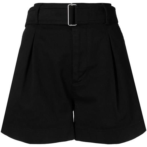 Nº21 shorts sartoriali con cintura - nero