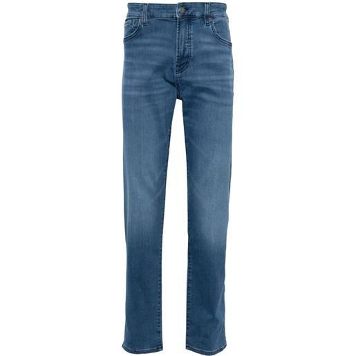 BOSS jeans affusolati a vita bassa - blu