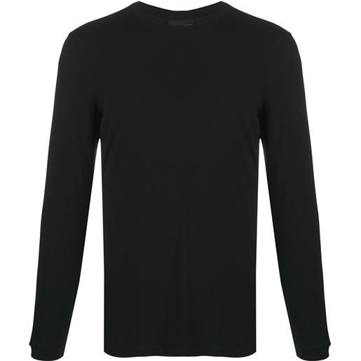 Giorgio Armani t-shirt a maniche lunghe - nero