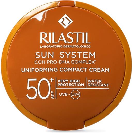 Rilastil sun system crema compatta uniformante spf50+ beige 10 ml