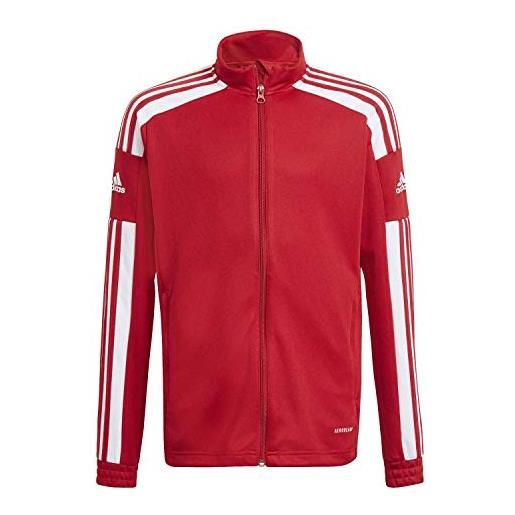 adidas squadra 21 training track tracksuit jacket giacca, team power red/white, 13-14 anni unisex - bambini e ragazzi