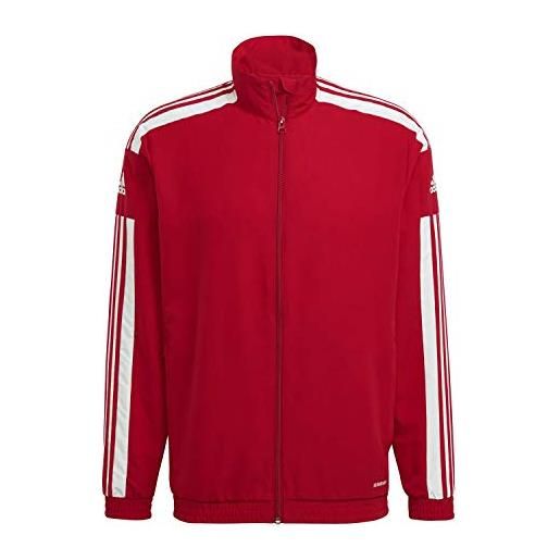 adidas squadra 21 presentation track tracksuit jacket, giacca uomo, team power red/white, s