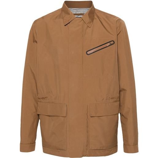 Herno giacca leggera con zip - marrone