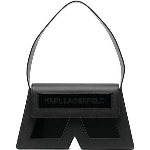 Karl Lagerfeld borsa a spalla icon k - nero