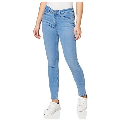 Levi's 711 skinny, jeans, donna, blue wave light, 28w / 34l